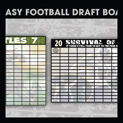 Fantasy Football Draft Boards