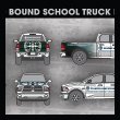 Outward Bound Truck Lettering